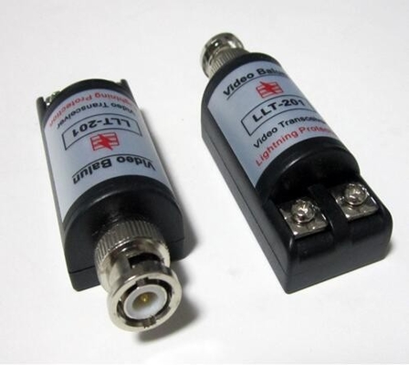 Sécurisé CCTV Coax BNC Vidéo Balun Transceiver Adaptateur pour la caméra DVR Black Housing