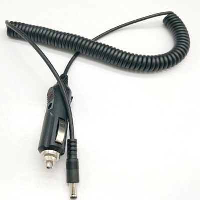 Cable de chargeur de voiture à prise en courant continu à extrémité mâle pour allume-cigarettes 12v 5.5x2.1 dans les véhicules
