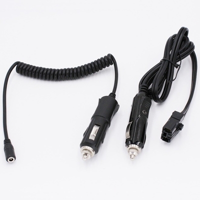 Cable de chargeur de voiture à prise en courant continu à extrémité mâle pour allume-cigarettes 12v 5.5x2.1 dans les véhicules