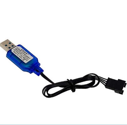 Matériau ABS Connecteur SM-4P Chargeur de batterie Li-ion avec câble USB et protection