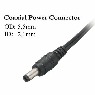 Adaptateur de courant courant courant 12V 1A 12W 1000mA de petite taille avec commutateur d'allumage/d'arrêt en ligne pour la caméra de surveillance LED