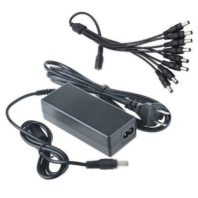 12VDC 5A 4 ports 8 ports Adaptateur électrique à sortie multiple avec 85% d'efficacité par C-Power