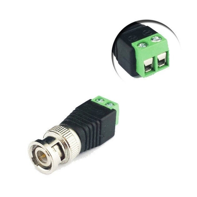 Connecteurs de caméra de vidéosurveillance ABS 2.1 mm DC RCA Phono BNC
