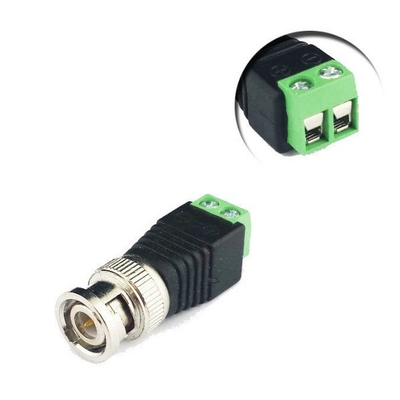 Connexion de fil rendue possible avec le certificat CE Coax CAT5 à connecteur BNC coaxiale