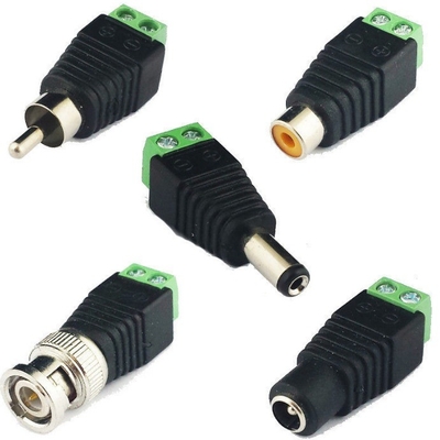 Connexion de fil rendue possible avec le certificat CE Coax CAT5 à connecteur BNC coaxiale