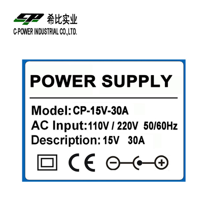 450W AC DC 15V 30A alimentation du projecteur pour la chaise de massage et la LED CCTV de C-Power
