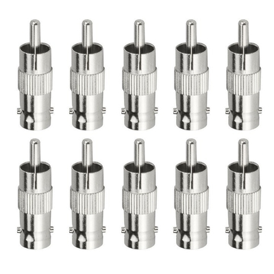 RCA connecteur de câble coaxial masculin à BNC féminin pour l'installation de caméras de vidéosurveillance