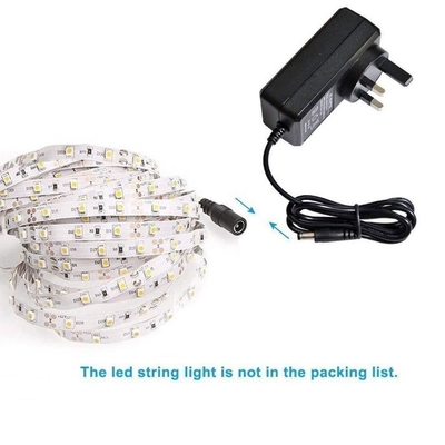 Couleur noire Royaume-Uni 12V 1.5A 2A AC chargeur murale adaptateur de câble d'alimentation pour cadre photo numérique