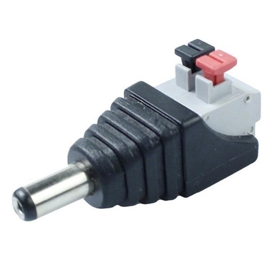 Connecteur de câble rapide sans vis de type C-Power DC de conception sécurisée 5.5x2.1 mm