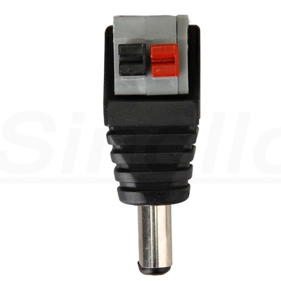 Connecteur de câble rapide sans vis de type C-Power DC de conception sécurisée 5.5x2.1 mm