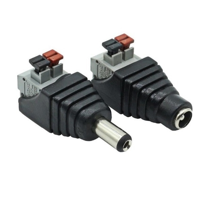 C-Power de la caméra de vidéosurveillance gris DC Power Jack connecteur adaptateur pour les installations gris