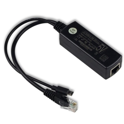 48V à 5V 2.4A PoE Splitter Module Ethernet ABS pour une alimentation sans tracas sur Ethernet