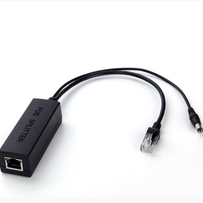 Sécurité intérieure Splitter POE actif de 48V à 12V 1A-2A IEEE802.3af avec module Ethernet