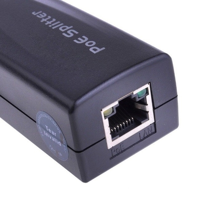 Sécurité intérieure Splitter POE actif de 48V à 12V 1A-2A IEEE802.3af avec module Ethernet
