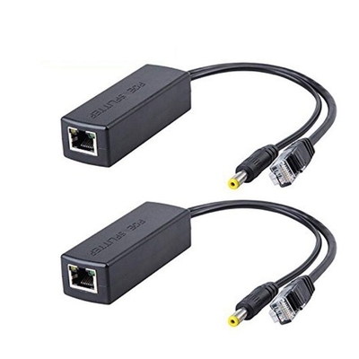 Sécurité intérieure Splitter POE actif de 48V à 12V 1A-2A IEEE802.3af avec module Ethernet