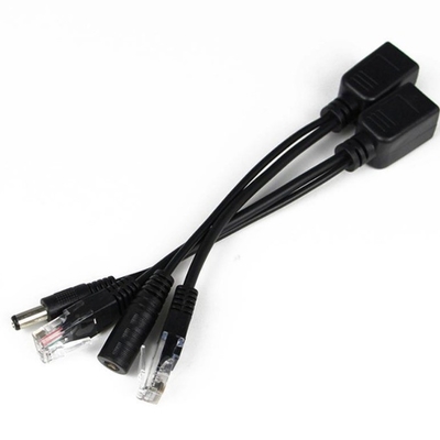 C-Power POE Splitter Injector Splitter avec une distance de transmission de 30 à 40 m et un poids de 53 g