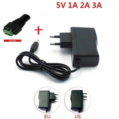 Adaptateur de courant alternatif à courant continu certifié CE pour les feux de bande à LED CCTV sortie 5V/12V 1/2A