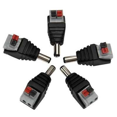 5.5 2.1 mm/2.5 mm Connecteur féminin d'adaptateur d'alimentation en courant continu pour matériau de contact