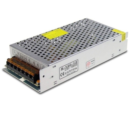 Voltage d'entrée de 120v S-120-12 Commutateur AC 110V/220V à convertisseur de courant continu 12V 10A Adaptateur d'alimentation 120W