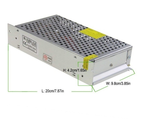 Voltage d'entrée de 120v S-120-12 Commutateur AC 110V/220V à convertisseur de courant continu 12V 10A Adaptateur d'alimentation 120W
