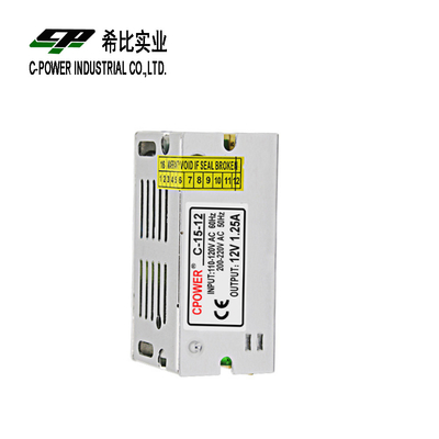 Voltage constant 15w Unité d'alimentation électrique à la mode Unité de distribution d'énergie 12v CC