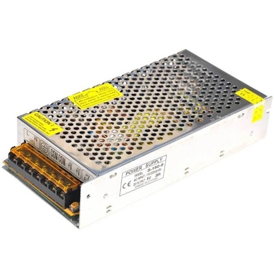 Adaptateur d'alimentation électrique de puissance C puissante AC110v/220v à DC12V 12,5A 150W pour éclairage LED