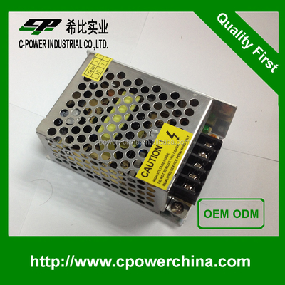 Énergie de la caméra de vidéosurveillance 110v/220v AC 12v 2a 24v 1a DC avec fréquence de sortie 50/60Hz