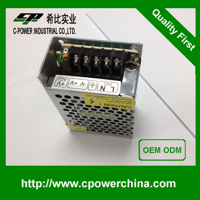 Énergie de la caméra de vidéosurveillance 110v/220v AC 12v 2a 24v 1a DC avec fréquence de sortie 50/60Hz