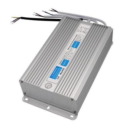 Transformateur LED à conducteur blindé argenté à courant continu de 24 V IP67