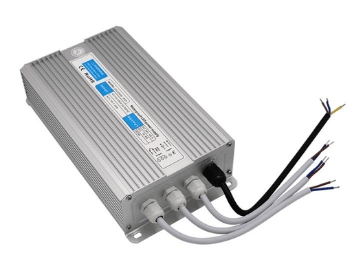 Transformateur LED à conducteur blindé argenté à courant continu de 24 V IP67