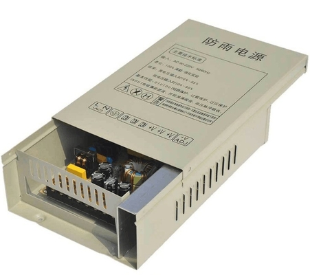Énergie de commutateur résistant à la pluie IP64 extérieur pour CCTV LED 110V/220V AC 12V 16.5A 200W