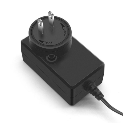 Adaptateur électrique de déplacement international universel de 24 W Max pour monture murale AU 100-240V 12V 2A