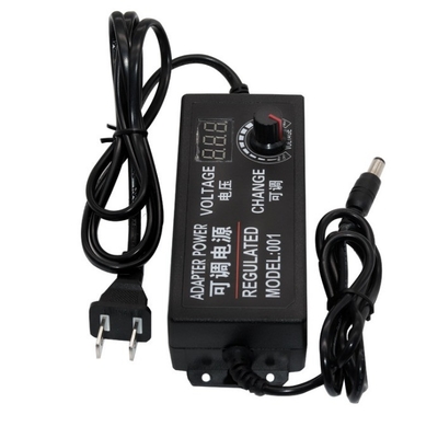 Adaptateur réglable C-Power 3-12V 5A 60W avec câble CC 1,2M en option