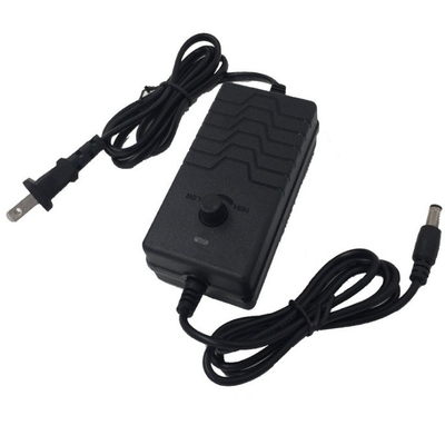 Adaptateur de tension réglable noir de 24V à 36V