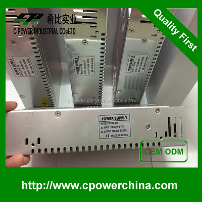 12V 1.25A 2A 3.5A 5A 8.5A 10A 15A 16.5A 20A 30A 40A alimentation électrique par commutation pour LED