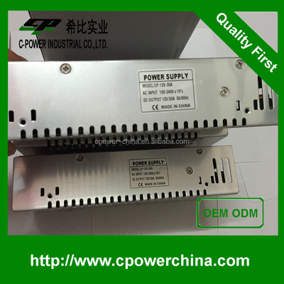 12V 1.25A 2A 3.5A 5A 8.5A 10A 15A 16.5A 20A 30A 40A alimentation électrique par commutation pour LED