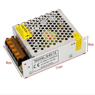 12V 5A 12V 3A 12V 1A alimentation pour appareils électriques Fréquence de sortie 50/60HZ