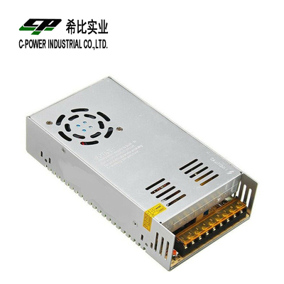 12V 25A 24V 12.5A 24V 360W alimentation en courant continu à commutation avec sortie en alliage d'aluminium