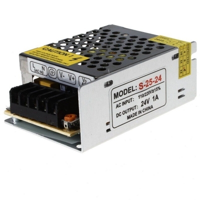 24w 25w C-Power 110v 220v ac dc 24v alimentation à sortie unique avec protection contre les températures élevées