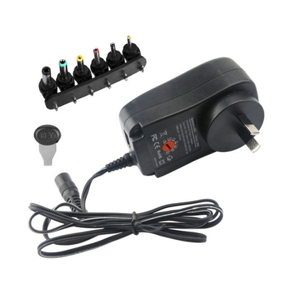 Adaptateur de prise électrique DC à angle droit de 12V 2A 24W pour C-Power AC100-240 sortie DC3-12V