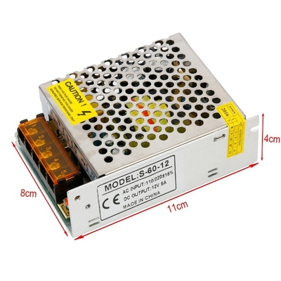 Obtenez les meilleures performances avec l'alimentation de commutateur 12V 5A 60W de C-Power